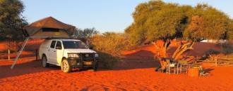 campsite kalahari